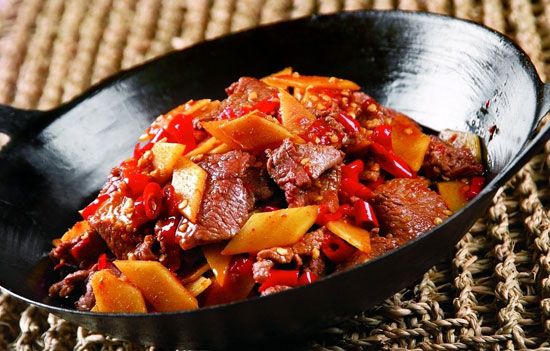 干鍋鴕鳥肉