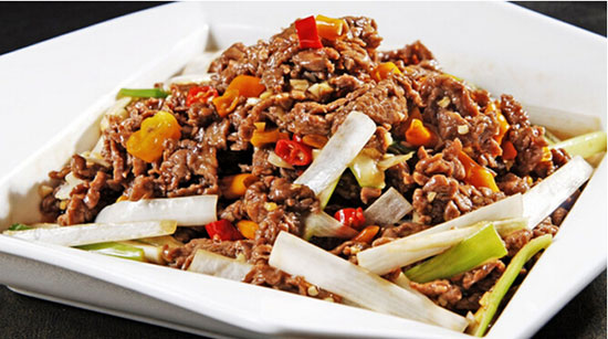 蔥爆驢肉的做法