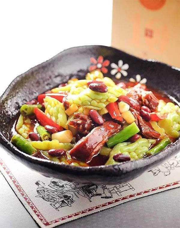 【創(chuàng)新菜】醬香苦瓜鴨