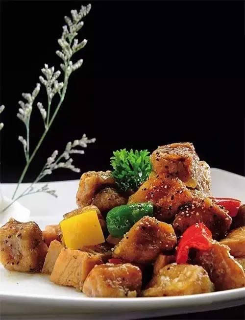 【粵菜】黑椒炒杏鮑菇鵝肝粒