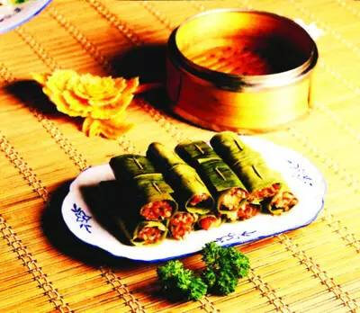 【創新菜】醬汁葉卷肉