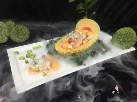 【融合菜】荷花海上鮮