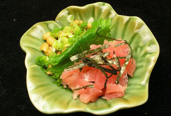 納豆三文魚