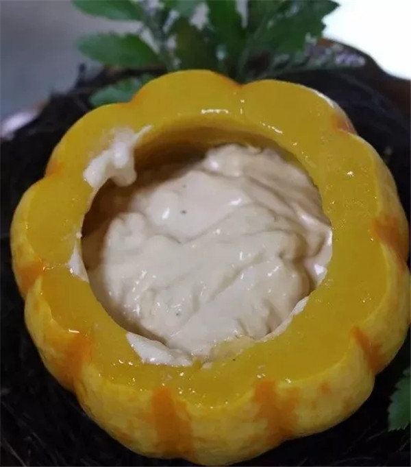 【創(chuàng)新菜】黑松露南瓜蒸溫泉蛋（圖解）