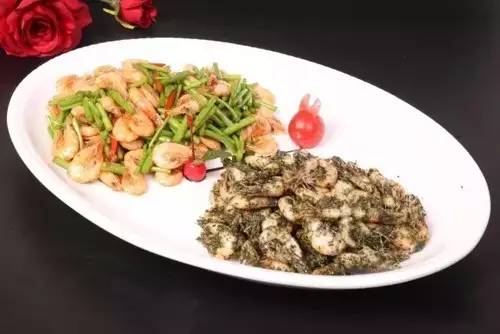 【春季菜品】雙味白米蝦