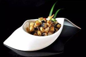 脆皮茄丁