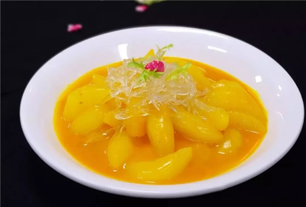 【創(chuàng)新菜】金湯翅絲白玉參