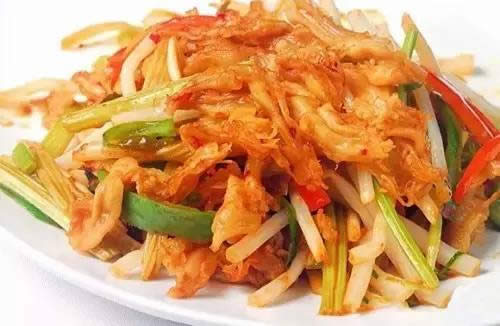 【粵菜】泡椒絲銀芽炒掌絲