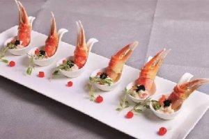 鱘魚籽蟹肉沙律