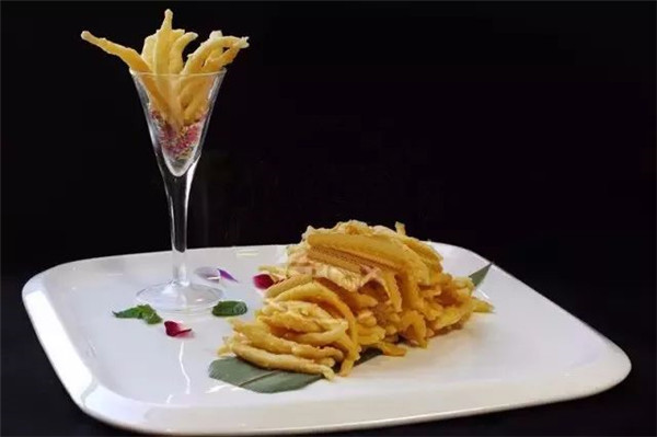 【創(chuàng)新菜】金沙銀魚