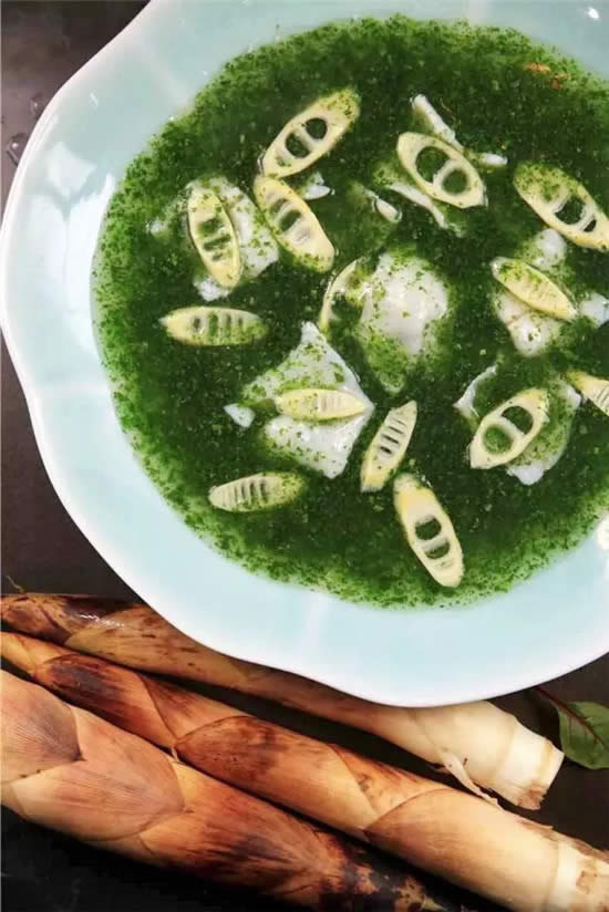 【海派菜】薺菜春筍煨鮰魚