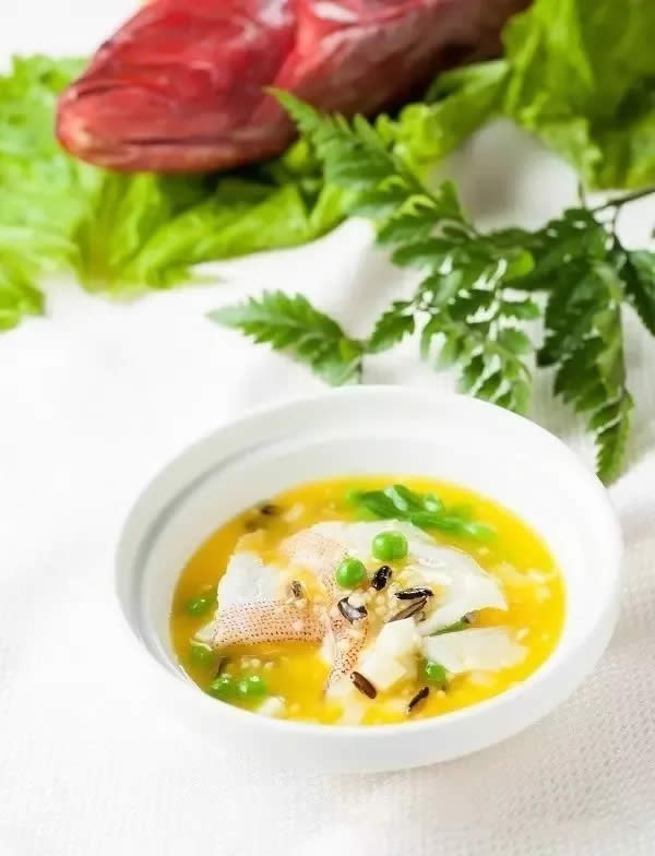 【創新菜】濃湯小米紅斑魚