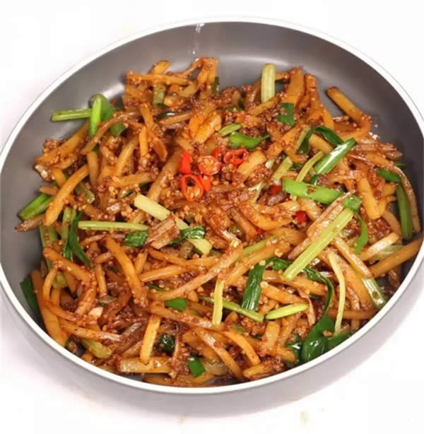【家常菜】小米油酥土豆絲