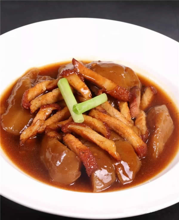 【粵菜】蔥燒柚皮燒腩
