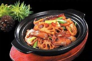 扣肉回鍋藕