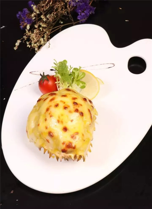 【夏季菜】馬蘇里拉烤榴蓮