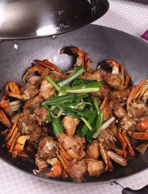 【熱賣菜】農家毛蟹炒雞