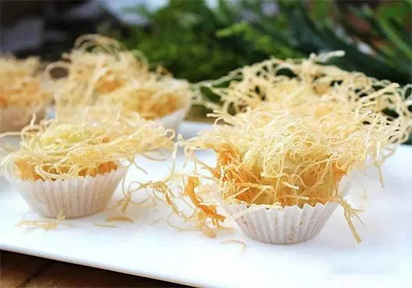 【創(chuàng)新菜】金絲豆腦