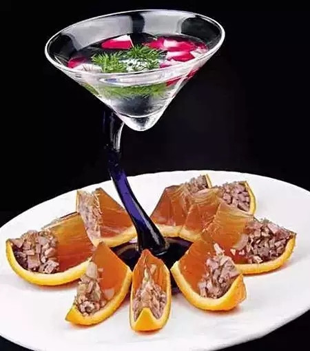 【創(chuàng)意涼菜】金橙小鹿肉凍