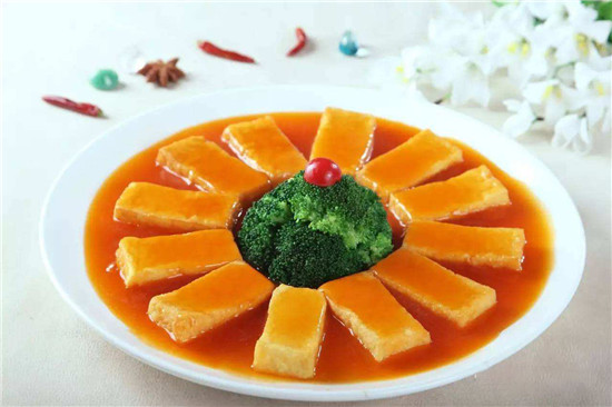【家常菜】鮑汁養生豆腐