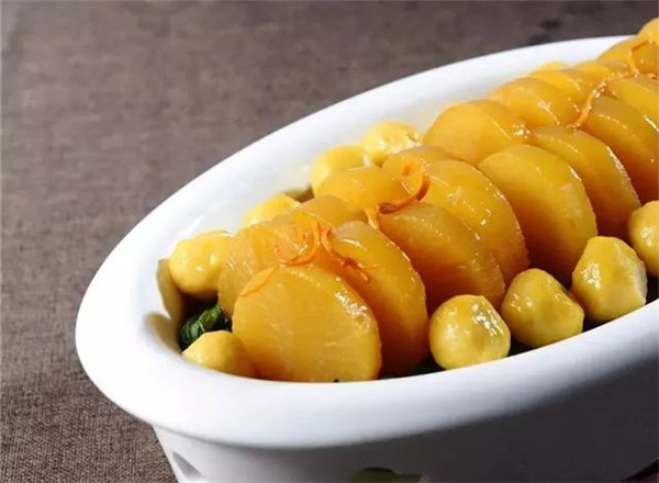 【創新菜】洞庭明珠燴白玉