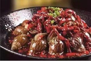 蝸牛毛血旺