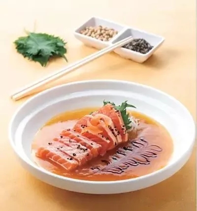【新派粵菜】清酒汁火炙挪威三文魚