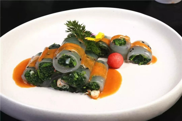 【創(chuàng)新涼菜】粉皮菠菜卷
