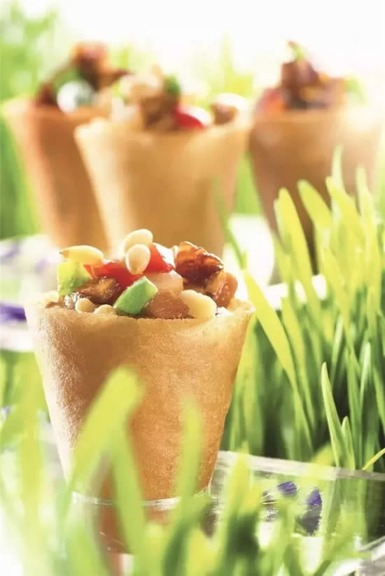 【創新菜】菠蘿鴨松手卷