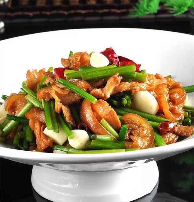【農(nóng)家菜】韭菜花炒拐肉