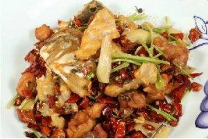 辣子魚嘴焗雞