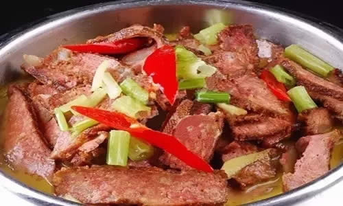 【湘菜】雞汁臘肉香干