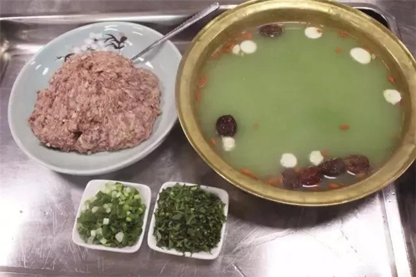 【創(chuàng)新菜】絲瓜汁手汆羊肉