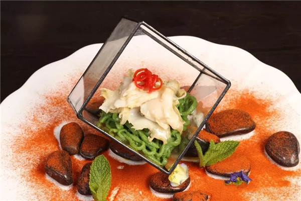 【創(chuàng)新菜】鮮魚涼面撈汁螺片