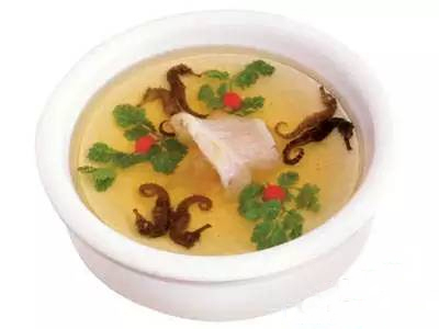 【創新菜】海馬茶浸花膠