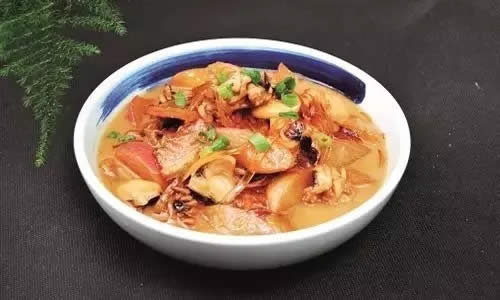 【膠東菜】水蘿卜粉條熬烏魚