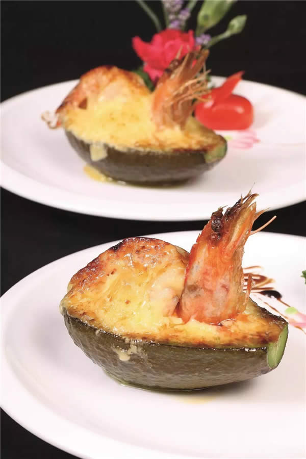 【創(chuàng)新菜】牛油果焗大蝦