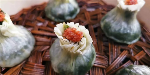 【創新淮揚菜】翡翠燒麥
