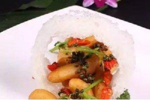 椒麻脆皮魚鰾