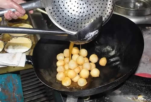 【魯菜】空心玻璃丸子