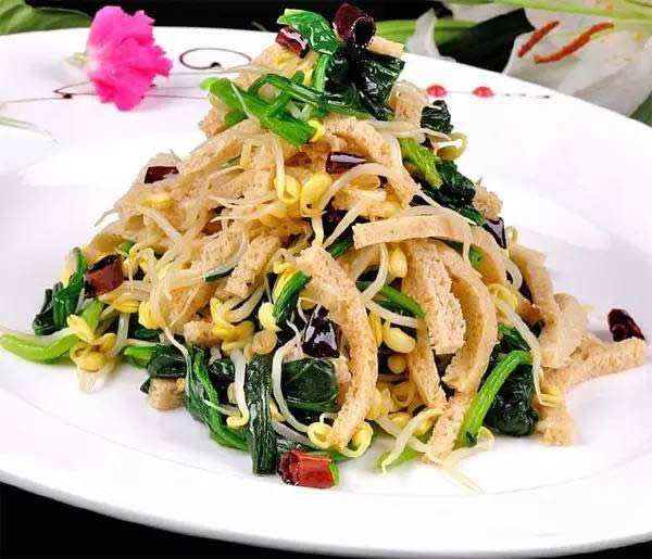 【鄉(xiāng)土菜】黃豆芽拌面筋