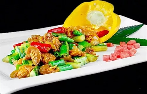 【酒樓菜】生炒瓜條雙椒蝸牛
