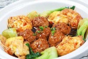 羊湯凍獅子頭燒雞蛋