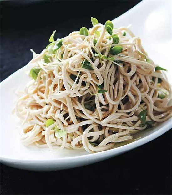 【涼菜】香椿苗拌豆腐皮絲