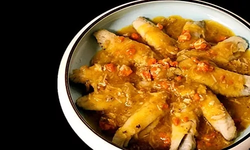 【酒樓菜】蟹粉黃魚柳