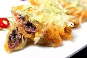 沙律牛肉卷