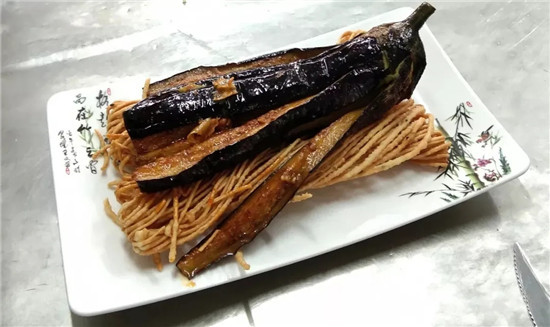 【改良菜】熱拌脆馓茄子