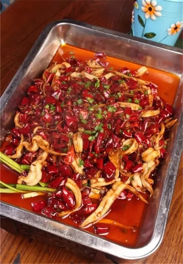 【江湖菜】鋼盆魷魚