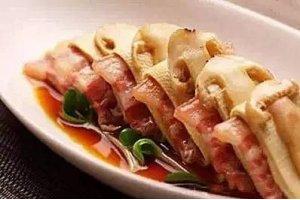 松茸南風肉蒸百葉