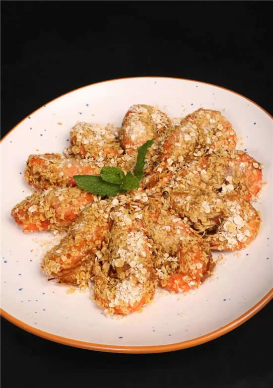 【熱賣菜】麥片咖喱蝦